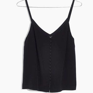 Madewell Silk Button Down Cami